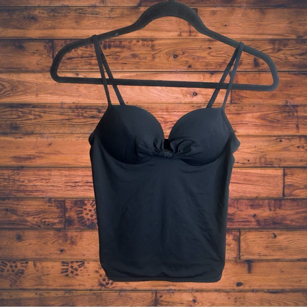 5‎ for $25🔥Apt. 9 Black Tankini Swimsuit Top Size 8